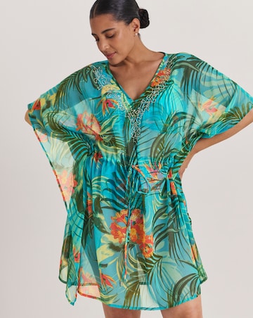 MAGISCULPT Embellished Beach Kaftan
