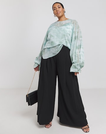 Joanna Hope Pleated Wide Leg Trousers