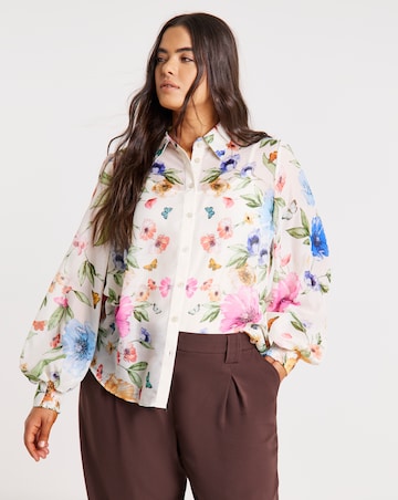 Joanna Hope Floral Printed Shirt