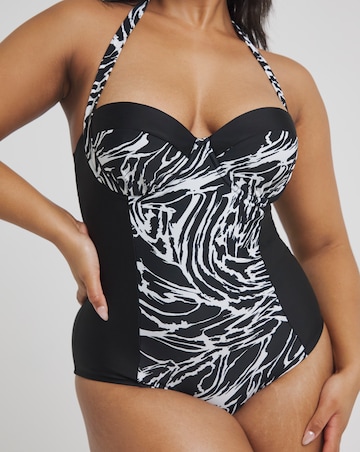 Marble Underwired Padded Swimsuit