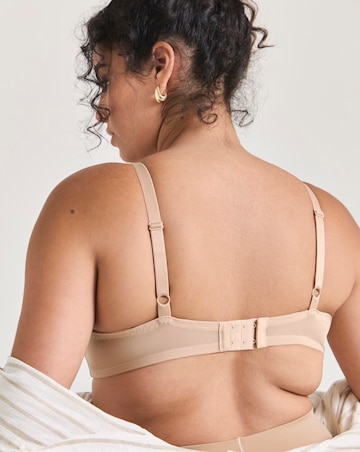 Pretty Secrets (2 Pack) Maisie Mesh Minimiser Wired Bras (D-J) Black/Almond