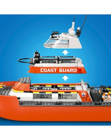 LEGO City Coast Guard Rescue Boat & Helicopter 60504