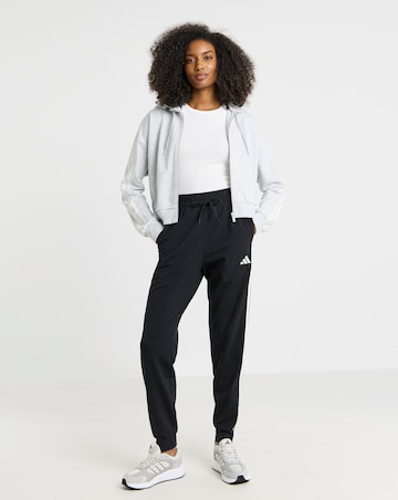 adidas Full Zip 3 Stripe Hoodie