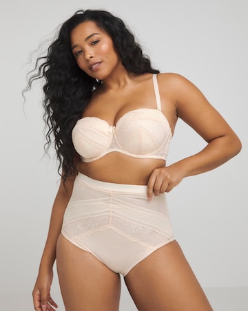 MAGISCULPT Lace And Mesh Underwire Padded Multiway Bra B-F - Blush