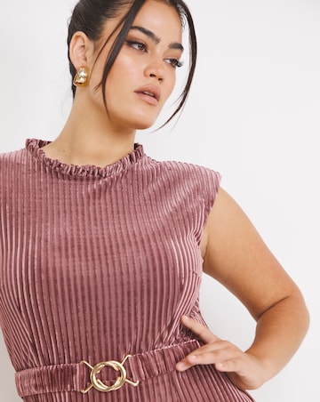 Little Mistress Velvet Maxi dress