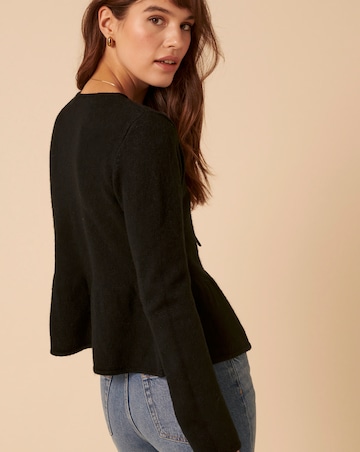 Nobody's Child Knitted Peplum Cardigan