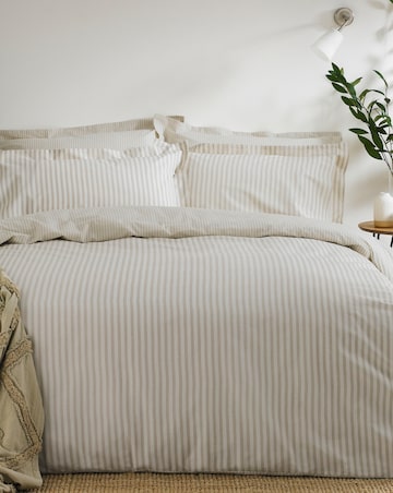 Yard Hebden Stripe 100% Cotton Duvet Set