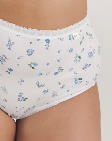 Slimma (3 Pack) Cotton Full Brief Knickers