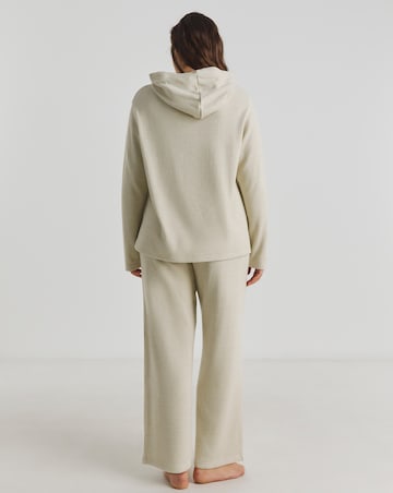 Pretty Secrets Lurex Ribbed Hooded Lounge Set