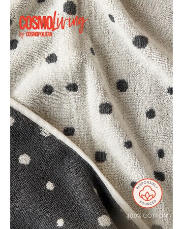 Cosmo Spot Cotton Pack of 2 Towels