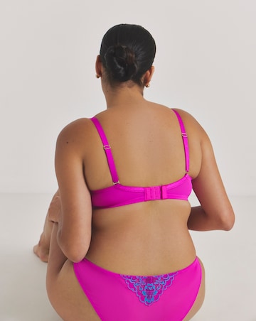 Ann Summers Sexy Lace Planet Two Tone Plunge Bra Pink/Blue