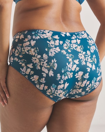 Goddess Kayla Full Fit Knicker Teal Blossom