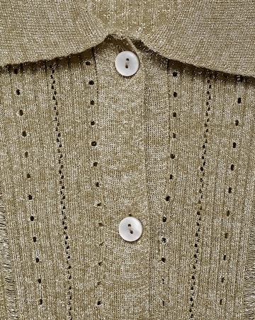 Mango Cotillon Ribbed Cardigan