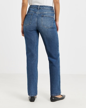 Simply Be 99 1 Indigo Comfort Relaxed Straight Leg Jeans