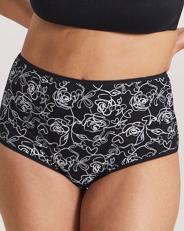 Pretty Secrets (6 Pack) Cotton Full Fit Brief Knickers