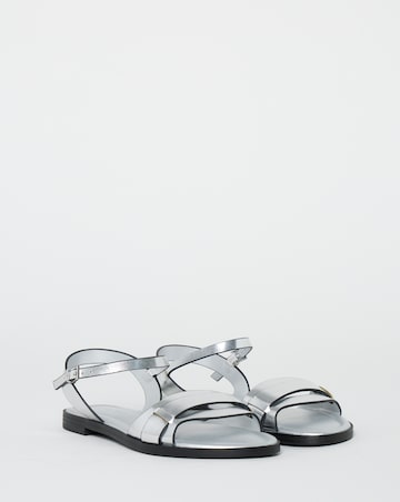 Lucia Woven Two Part Sandals - Wide Fit (E)