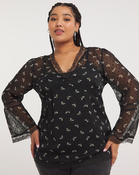 Joe Brown Be Beautiful Chiffon Blouse