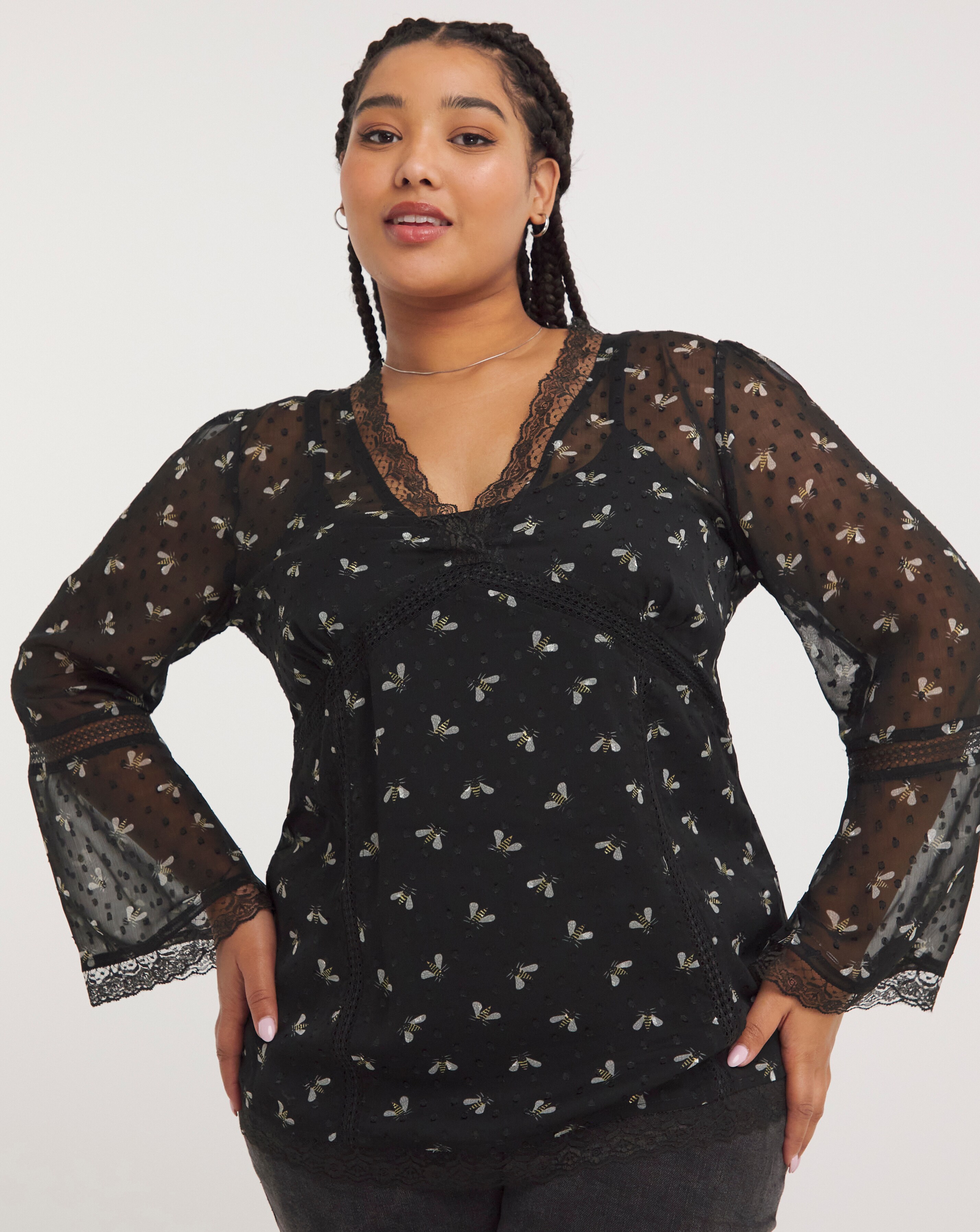 Joe Brown Be Beautiful Chiffon Blouse