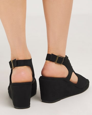 Ariana Shoe Boot Wedge Sandals Wide E Fit Simply Comfort