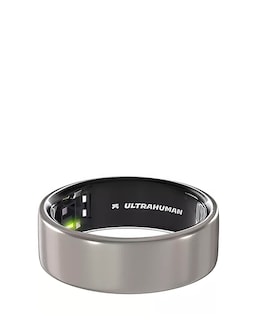 Ultrahuman Ring AIR Bluetooth Smart Ring - Raw Titanium - Size 6