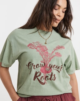 Sage Beetroot Graphic T-Shirt