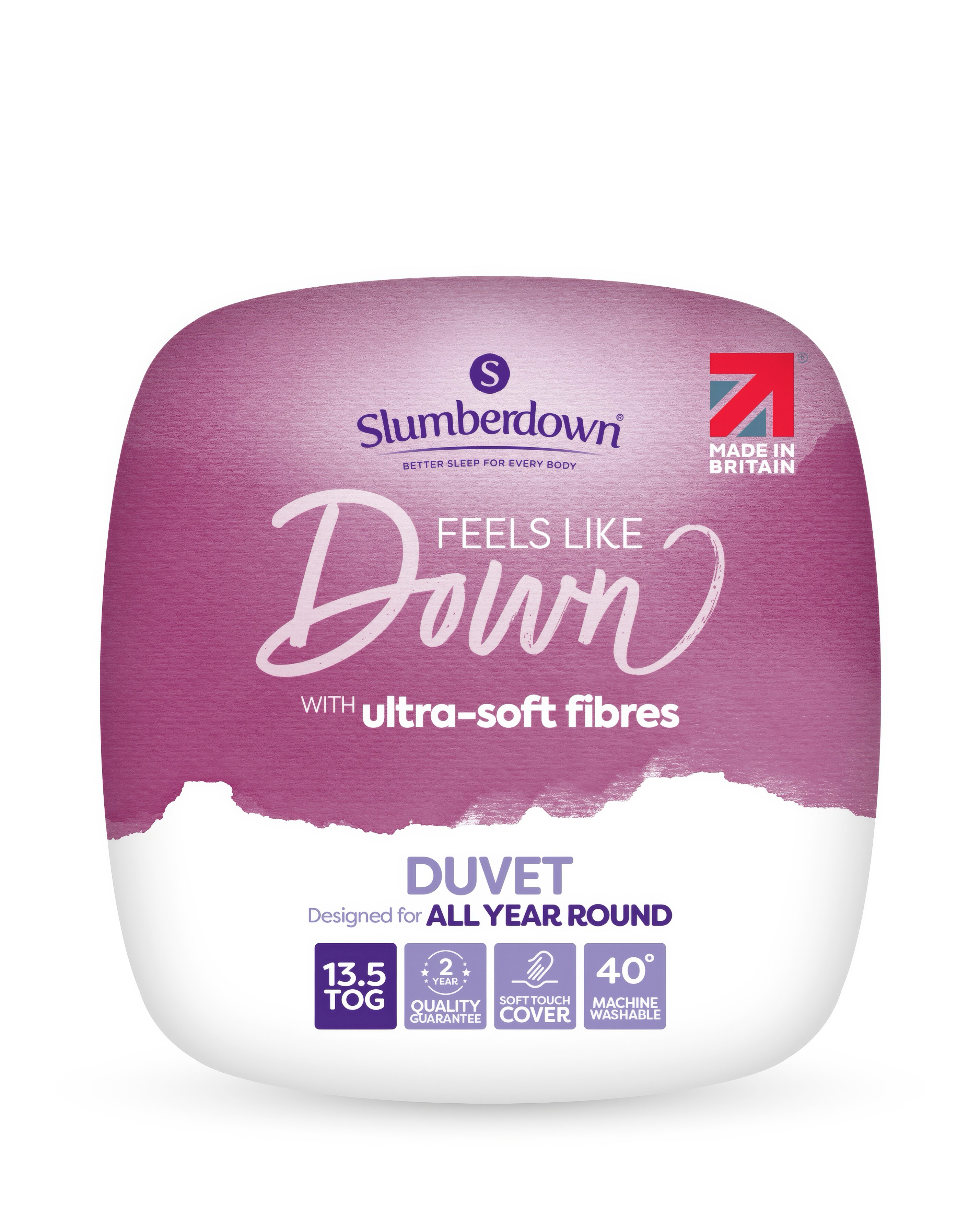 Slumberdown Feels Like Down 13.5 Tog Duvet