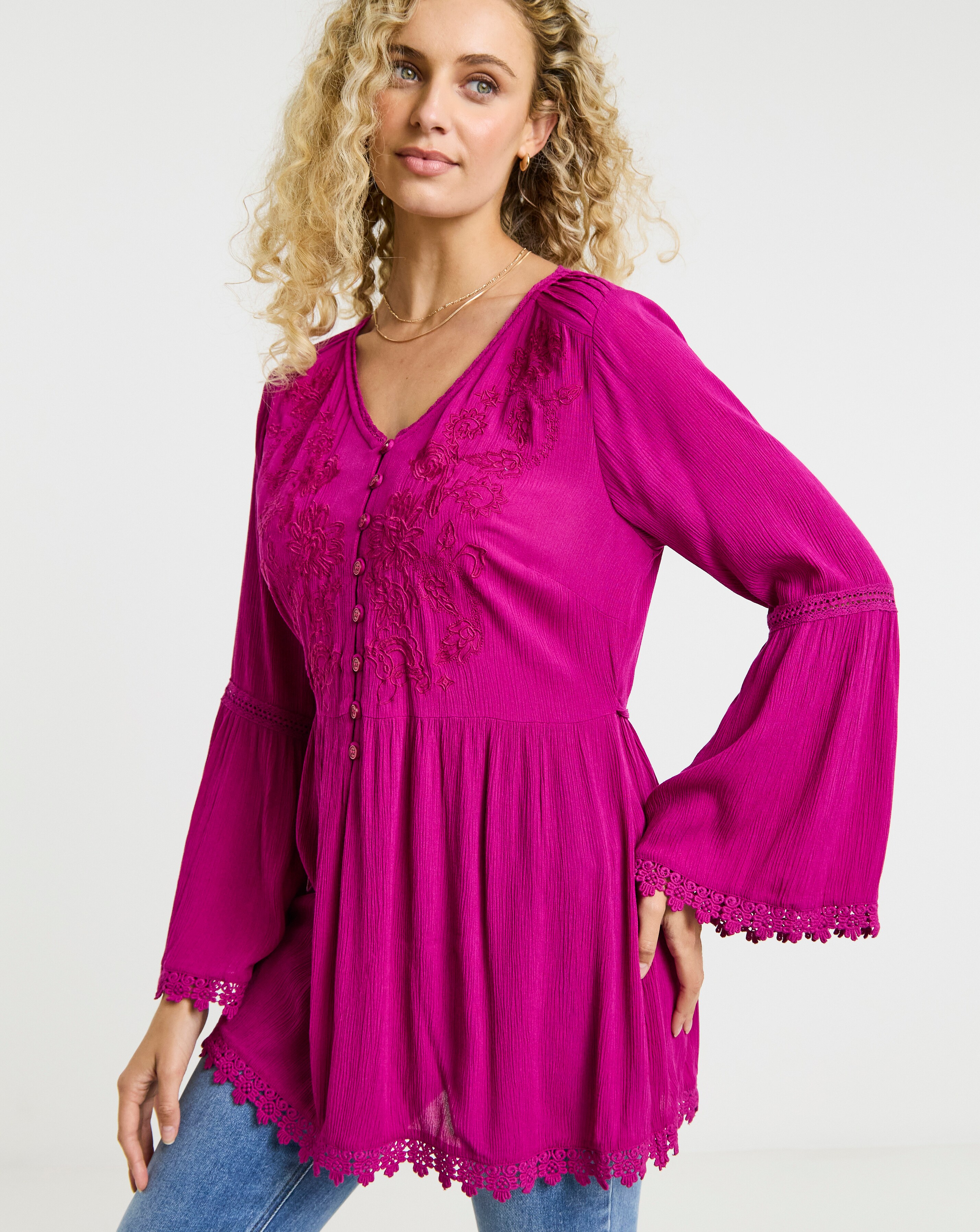Joe Browns Ever So Pretty Embroidered Tunic
