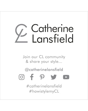 Catherine Lansfield Dramatic Floral Shower Curtain