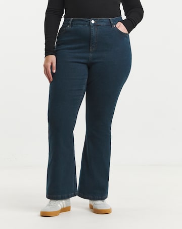 Winter Blue 24/7 Stretch Flared Jeans