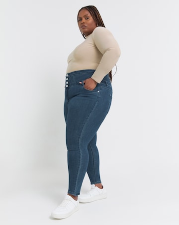 Skinny Highwaisted Corset Jeans