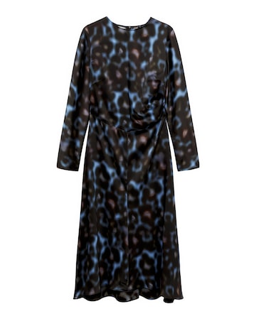 Mango Bimba Satin Midi Dress