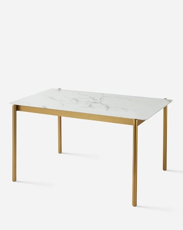 Thea Marble Effect Dining Table
