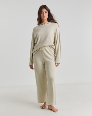 Pretty Secrets Lurex Ribbed Hooded Lounge Set