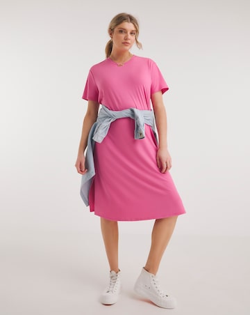Pink Supersoft T-Shirt Dress