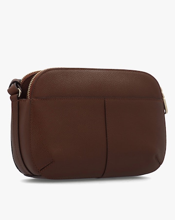 Radley Dukes Place Medium Top Zip Chocolate Leather Cross-Body Bag