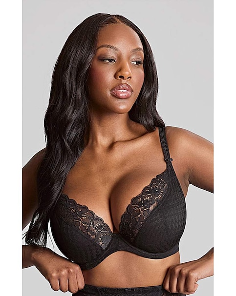 Panache Envy Plunge Wired Bra Black