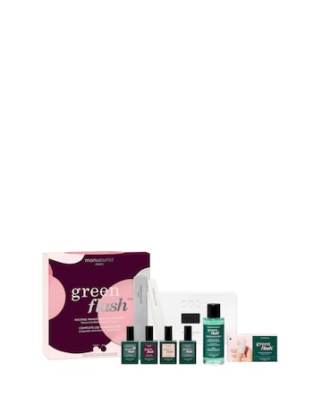 Manucurist Green Flash Gel Nail Set with LED Lamp worth 150 GBP