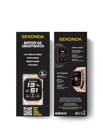 Sekonda Motion Go 45mm Smart Watch - Pink