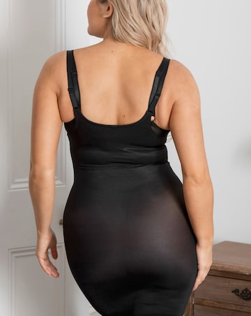 Pour Moi Hourglass Firm Control Wear Your Own Bra Slip Black