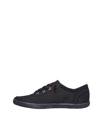 Skechers Bobs B Cute Canvas Lace Up Wide Fit