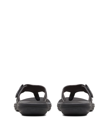 Clarks Black Cloudsteppers Brinkley Sea Sandals - Standard Fit (D)