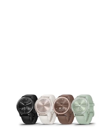 Garmin Vivomove Sport Smart Watch - Ivory with Silicone Band