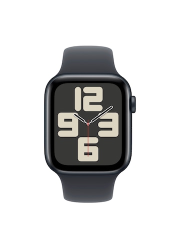 Apple Watch SE GPS 44mm Midnight Aluminium Case with Midnight Sport Band - M/L