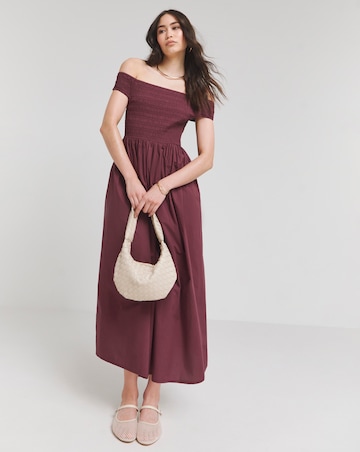 Nobody's Child Plum Bardot Amanda Midaxi Dress