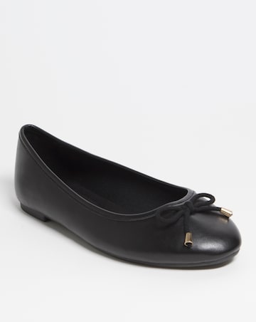 Selena Classic Flat Ballerina Shoes Wide Fit Simply Comfort