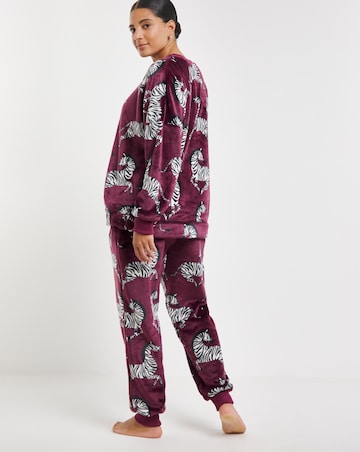 Supersoft Zebra Fleece Twosie