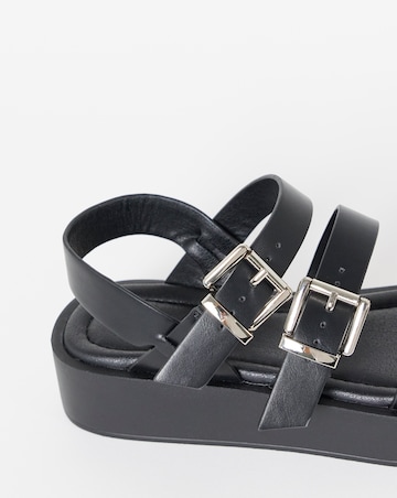 Hawk Multi Strap Buckle Sandals - Extra Wide Fit (EEE)