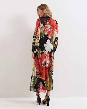 Phase Eight Eve Floral Printed Midi Dress