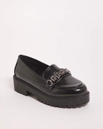 Dara Hardware Trim Loafer Shoes Wide E Fit