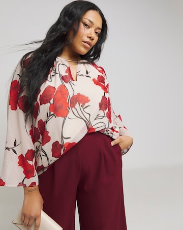 Joanna Hope Blouse With Neck Detail